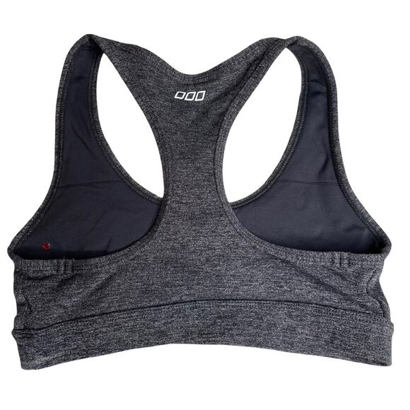 LORNA JANE Polka Sports Bra Racerback Grey Dot Extra Small Yoga Athletic - Picture 2 of 2